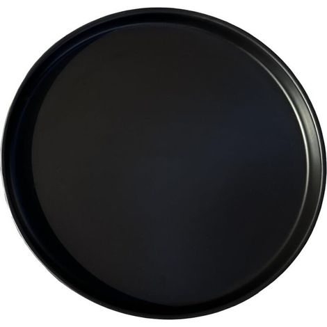 Black ceramic flower pot, 31 cm outer diameter, suitable for indoor and outdoor flower boxes, 1 piece (1/4)