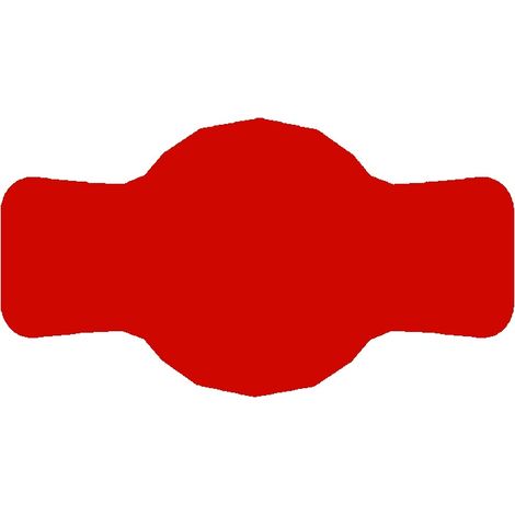 Etiqueta para tarro de conservas de 7x4 cm, 72 unidades, rojo mate. (1/2)