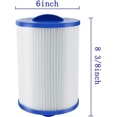 Filtre pour spa SC714 – Système de filtration eau – Hauteur 210 mm – Diamètre 150 mm – Matériau Reemay renforcé – Darlly - 6CH-940 (1/4)