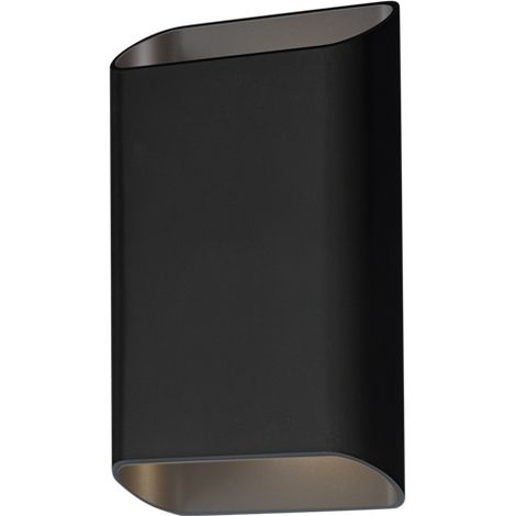 PLAK Applique a Parete LED 14W IP65 Biemissione 3000K CRI90 in Metallo Finitura Nero - Illuminazione di Design per Interni Rossini Group (1/5)
