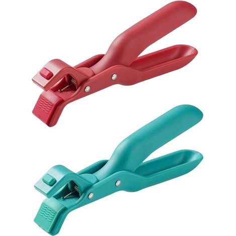 pièces Clip de support de bol multifonctionnel anti-brûlure, pince de cuisine la plus récente, pince de four avec protection en silicone, pince à assiette à pizza, anti-brûlure, support de bol multifo (1/5)