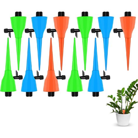 Système d'arrosage automatique goutte à goutte réglable avec vanne de régulation à débit lent...//
