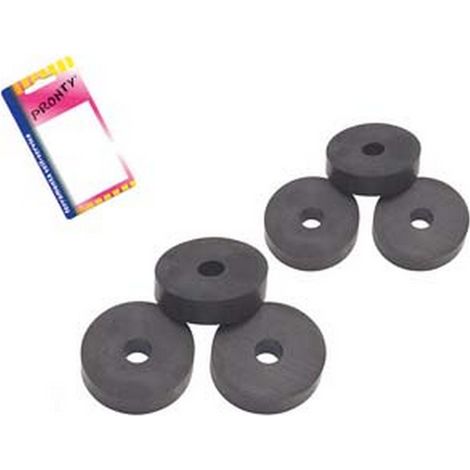 12BL GUARNIZIONI IN GOMMA PER RUBINETTO IN BLISTER  - in bl. pz.5 da 3/8" + pz. 5 da 1/2"