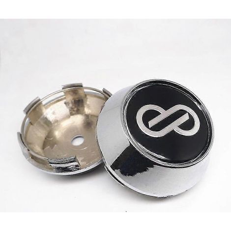 Lot de 4 enjoliveurs centraux de jantes Enkei 69 mm et 65 mm, accessoires de style automobile, taille M (1/5)