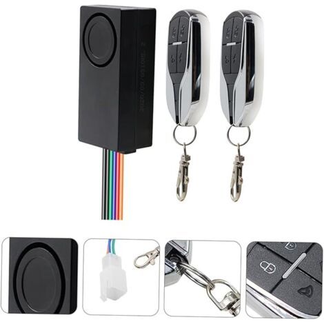 1Ensemble Système Alarme sans Fil pour avec Télécommande Alarme à Distance Verrouillage Rapide et Sonore Compatible (1/5)