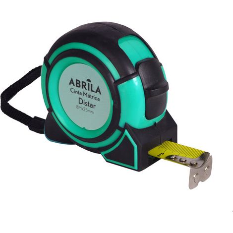 metro a nastro Fabrilamp 8mx25mm gancio magnetico impugnatura ergonomica (1/3)