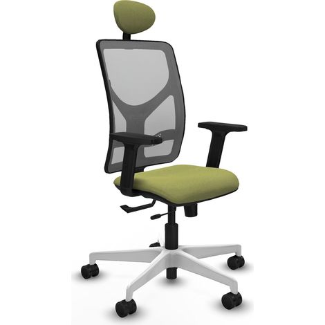 Silla de oficina piqueras y crespo Motilla gris malla cómoda (1/2)