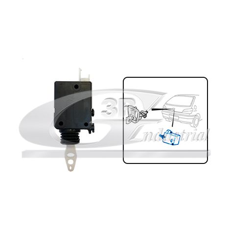 3RG 84244 ACCIONADOR BLOQUEO MALETERO (2 PINS)