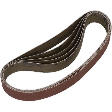 Sealey 30 x 540mm Sanding Belt 60Grit - Pack of 5 SB0010