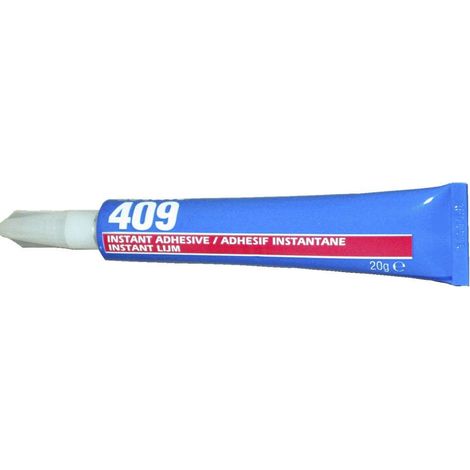 Colle instantanée cyanoacrylate Loctite 409 20g multi usage - Loctite