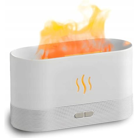 Umidificatore d'aria, lampada da notte, diffusore di aromi, effetto fiamma per camino (1/5)