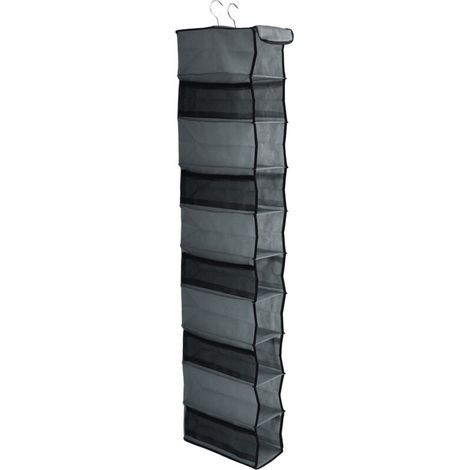 10 couches penderie sac de rangement suspendu forte charge portant multicouche sac de rangement suspendu pour chaussures chapeau sous-vêtements (1/4)
