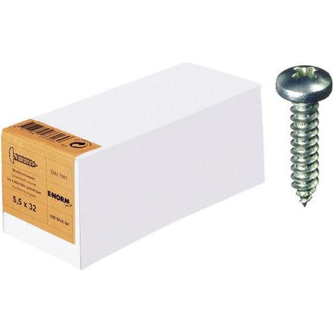 E-NORMpro DIN 7981 ST galZn -C-H 6,3x32 KP (1/4)