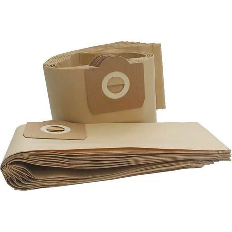 Sacs filtrants en papier, adaptés aux aspirateurs Kärcher WD3300, MV3 et autres modèles. (1/5)