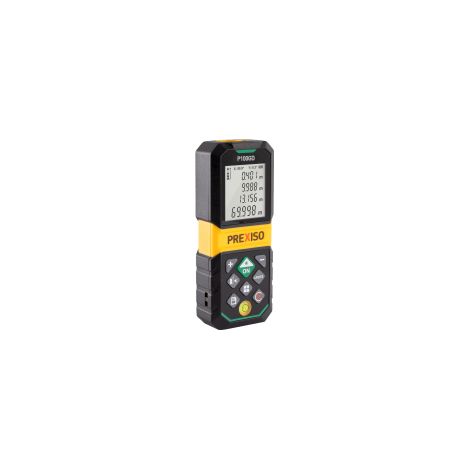 MEDIDOR DE DISTANCIA LÁSER VERDE RECARGABLE P100GD, 100M - PREXISO