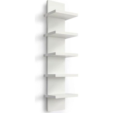 5 étagères mur étagère verticale étagère mur flottant de stockage décoratif (1/4)
