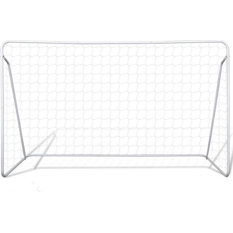 Cage de but de football 240x90x150 cm acier haute qualité