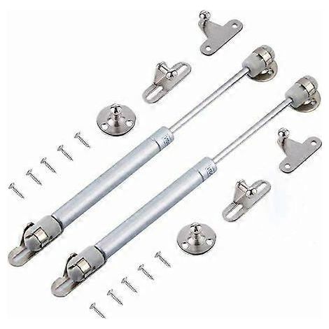 2 vérins à gaz 100N, ressorts hydrauliques pour meubles, amortisseurs à gaz d'origine pour portes de placards de cuisine, bras pneumatiques pour portes relevables de meubles de cuisine (1/5)
