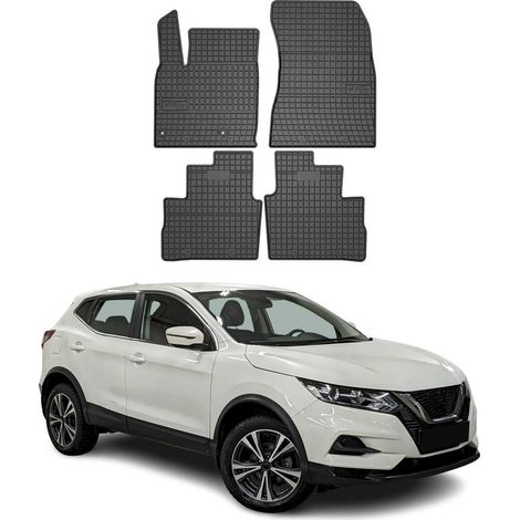 OMAC Tapis de Sol Compatible avec Nissan Qashqai 2021-2022 Caoutchouc Noir (1/5)