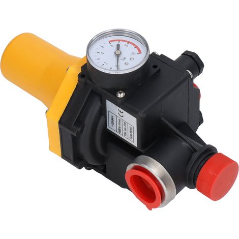 Contrôleur de pression de pompe à eau, interrupteur de commande automatique 10 bars, 1,1 kW, 220/240 V pour la protection (1/5)