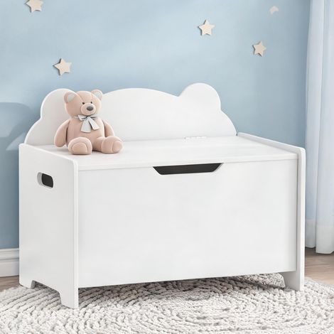 Coffre à jouets en forme d'ours capacité 20 kg 60 x 38 x 48 cm (1/5)
