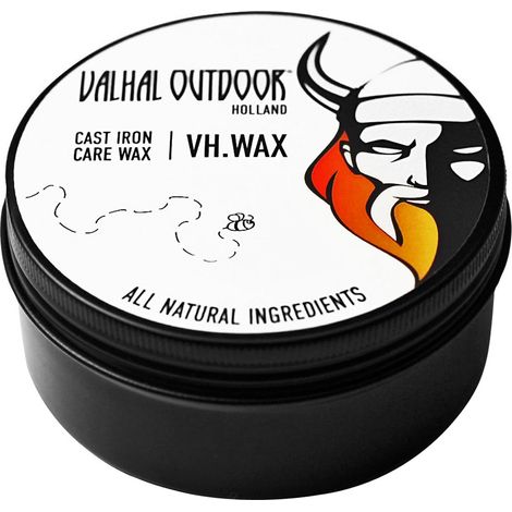 Valhal Outdoor VH.WAX Cera Naturale Cura e Stagionatura Accessori in Ghisa 125 Kg (1/4)