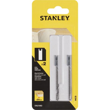 STANLEY STA21002 2 LAME LEGNO RETT.T/FINE ATT U (1/2)