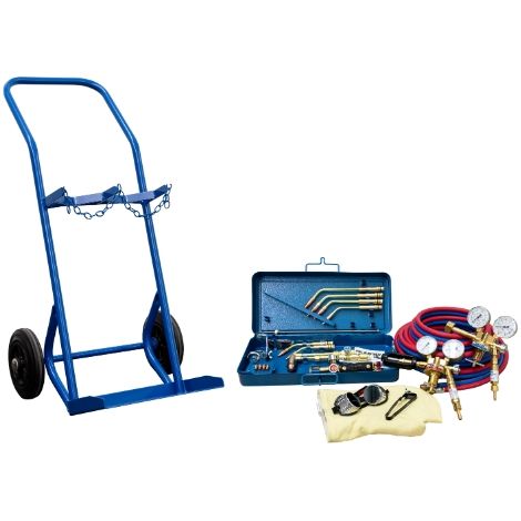 Kit complet AUTOGEN - sans bouteilles de gaz KE 17/10m - Ensemble / 10 l