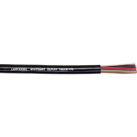 LAPP ÖLFLEX® TRUCK 170 Fahrzeugleitung 2 x 1.5 mm² Schwarz 7027000/50 50 m