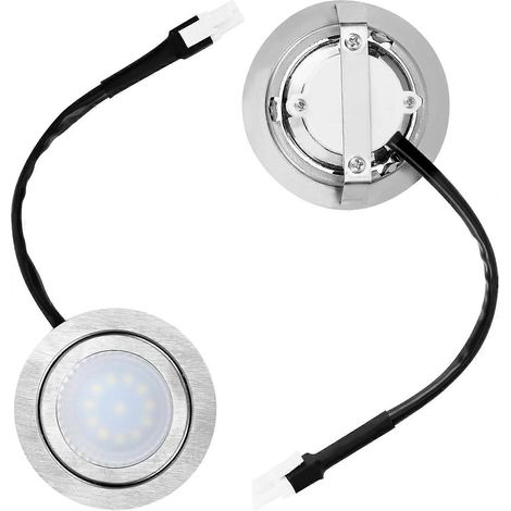 Filiyano-Lot de 2 ampoules LED pour hotte aspirante, ampoules LED de remplacement pour hotte encastrée en acier inoxydable, 12 V CC (1/5)