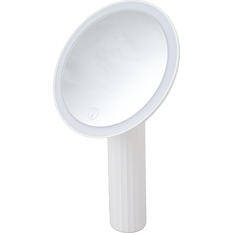 Miroir maquillage LED rechargeable miroir visage lumière remplissage grand reflet accessoire cosmétique 345x210x85mm (1/5)