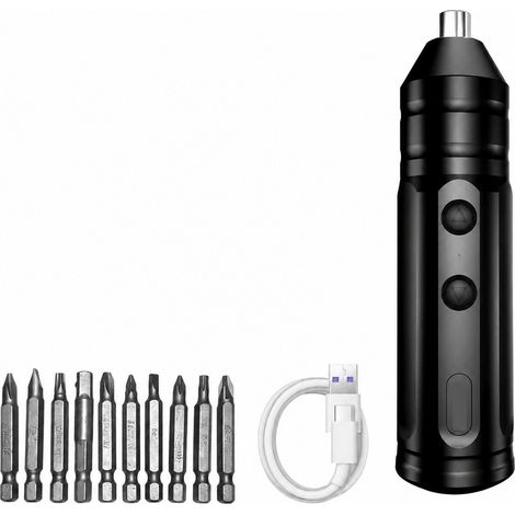 Tournevis sans fil 4,2 V, 10 embouts, câble de chargement, 220 tr/min (1/5)