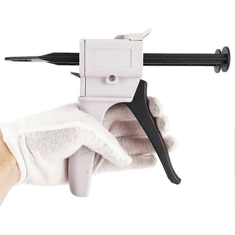 Pistolet à colle AB, pistolet à colle pour caoutchouc silicone dentaire, pistolet à colle pour caoutchouc silicone, pistolet à colle pour caoutchouc silicone 1:2 (1/5)