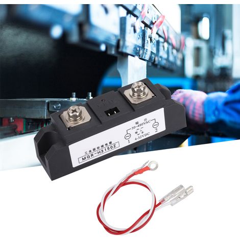 Relais Statique Industriel 150A Commande DC Contrôle AC SSR MGR H3150Z Lot de 4 Types Solid State Relay (1/5)