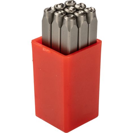 Kit de poinçons de gravure des nombres RS PRO, (0 8) x 9 pièces ( Prix pour 1 ) (1/3)