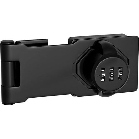 Cadenas à combinaison Longziming - Cadenas de sécurité à combinaison - Verrou à moraillon de 11,4 cm (4,5 pouces) - Idéal pour armoire, porte, abri de jardin, salle de bain, garage, jardin (1/5)
