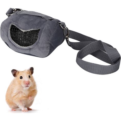 Atmungsaktive, tragbare Tragetasche für Kleintiere: Hamster, Meerschweinchen, Eichhörnchen und Chinchilla (1/5)