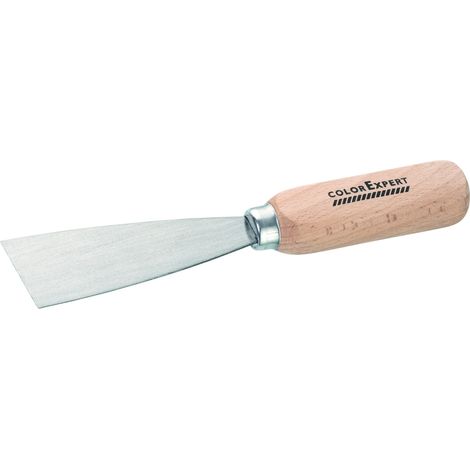 Color Expert Spachtel steifes Blatt 40 mm mit Holzgriff