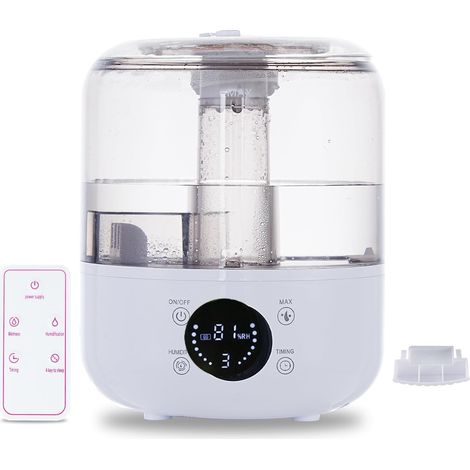Humidificateur ultrasonique 3L grande pièce, brume fraîche diffuseur arômes silencieux (1/5)