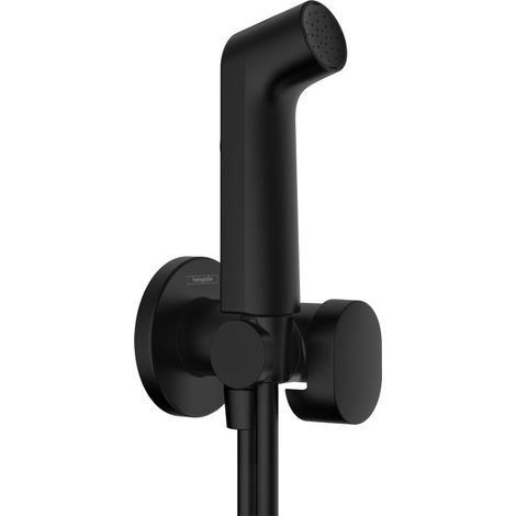 Hansgrohe - Wandventil mit Handbrause für Bidet, mattschwarz 29230670