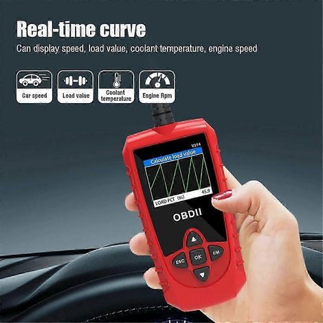 Outil de diagnostic automobile V314 Scanner OBDII pour voiture, lecteur de détection de pannes automobiles embarqué (1/5)