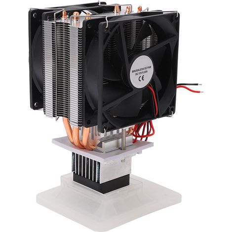 Glacière électronique 12V DC, système de refroidissement à semi-conducteur, tube en alliage d'aluminium ABS, refroidisseur portable (1/5)