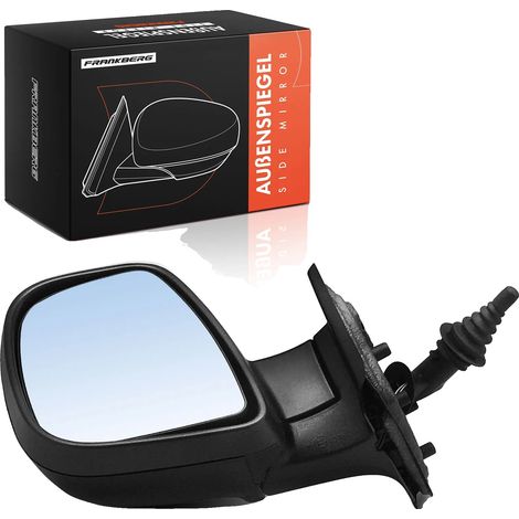 Espejo retrovisor exterior, de plástico, posición exterior izquierda, compatible con CITROËN y PEUGEOT, ajuste manual, tipo espejo convexo. (1/5)