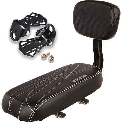 Siège arrière Accessoires de vélo,Siège de vélo Universel pour,Vélo Pièces Accessoires Sièges,Dossier en éponge Douce (1/5)