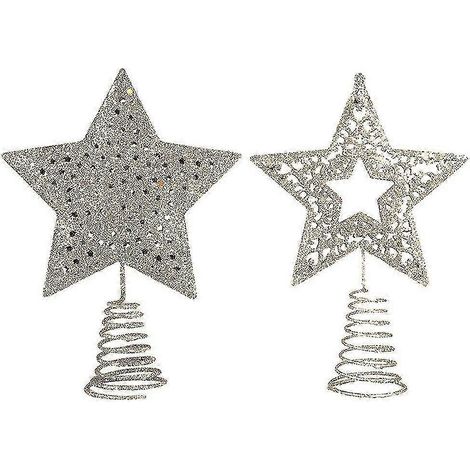 2 décorations de sapin de Noël exquises, élégantes et originales (dorées) (1/5)