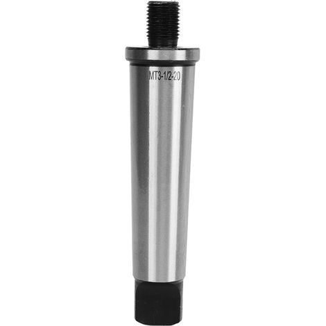 Adaptateur pour mandrin de perceuse à queue 3MT vers filetage 1/2 po-20 à cône Morse trempé MT3