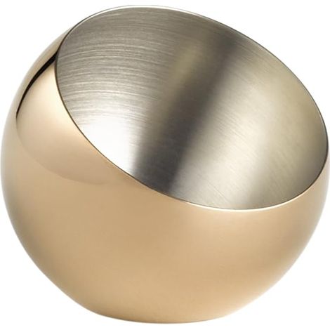 Bol SPHERE, Lot de 3, Ø 8 cm, hauteur 7 cm, 0,1 litre, acier inoxydable, aspect cuivre (1/5)