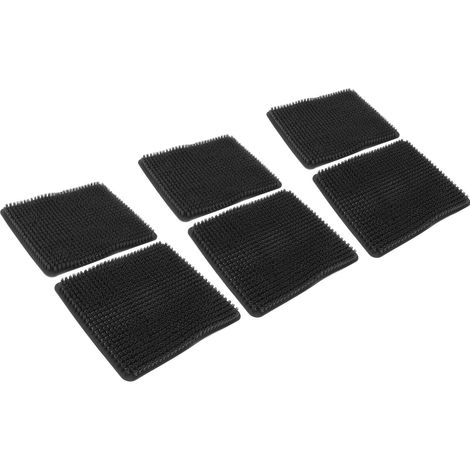 Lot de 6 coussins de nidification en PE pour poules pondeuses, accessoire de ponte noir (1/5)