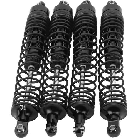 4-teiliges Stoßdämpfer-Set aus Aluminiumlegierung für Vorder- und Hinterachse für LOSI 1/8 RC-Car in Schwarz. (1/5)