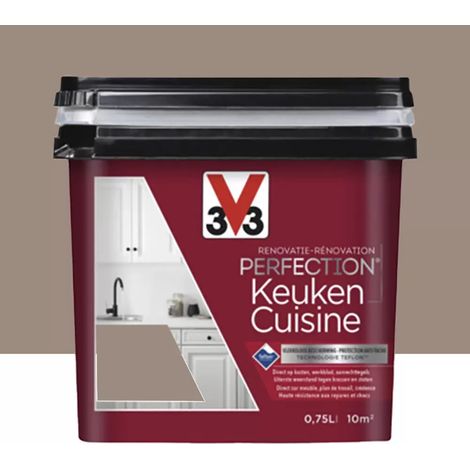 Peinture Rénovation Perfection Cuisine V33 Taupe 0,75 L
